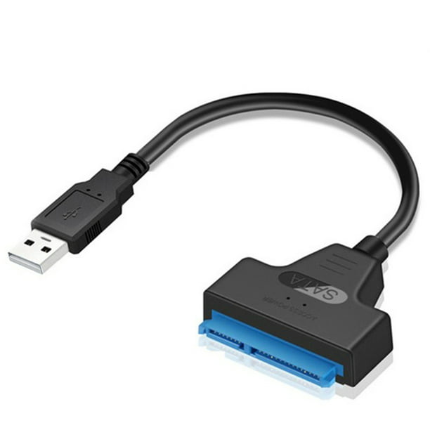 TL-ANALOG USB 3.0 SATA 3 Cable Sata to USB Adapter Up to 6 Gbps Support 2.5 Inches External SSD HDD Hard Drive 22 Pin Sata III Cable Black, 20cm 